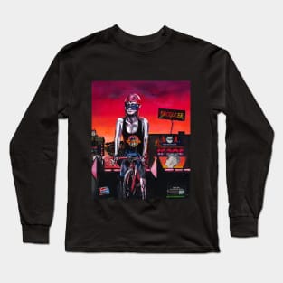 Lady cycling Long Sleeve T-Shirt